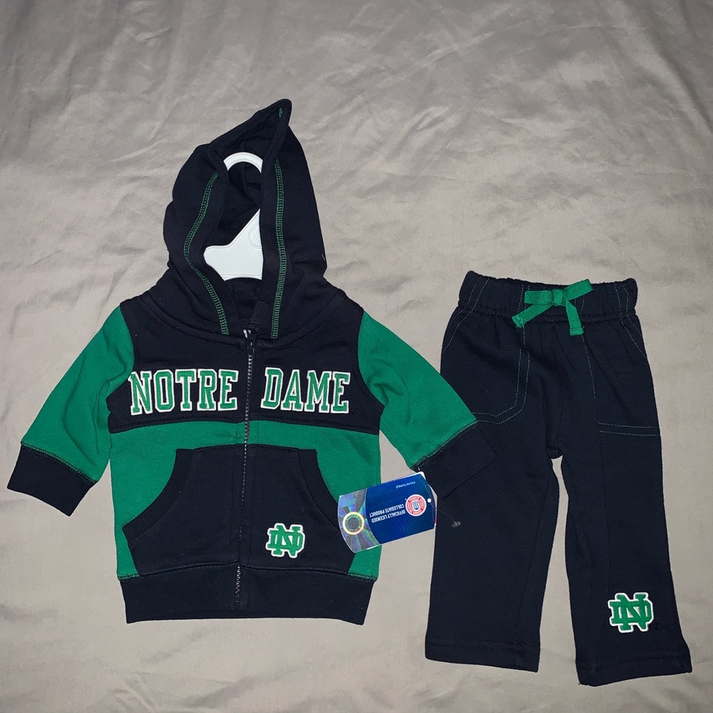 Notre Dame College matching suit